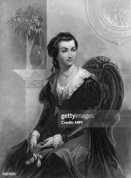 Abigail Smith Adams , wife of American president John Adams and mother of president John Quincy Adams. Original Publication: From a painting by C...