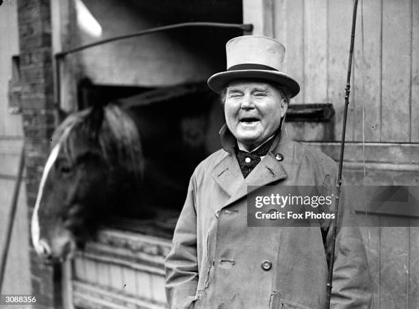 Old Bob Smith, who used to drive horse buses and now conditions new horses to the London traffic at Messrs Tillings of Peckham. Aged 73 years, he...