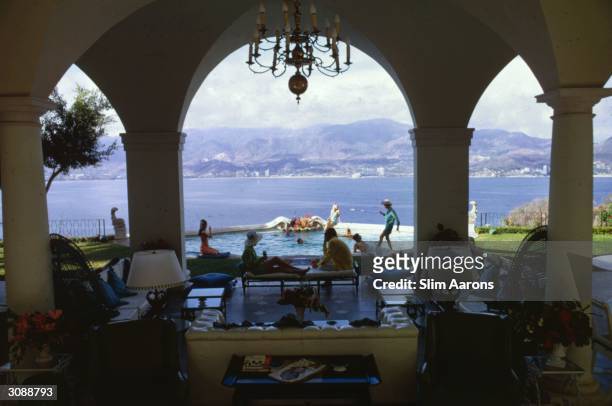 Las Brisas, the home of Eustaquio Escandon in Acapulco. It is where Henry Kissinger spent his honeymoon. A Wonderful Time - Slim Aarons