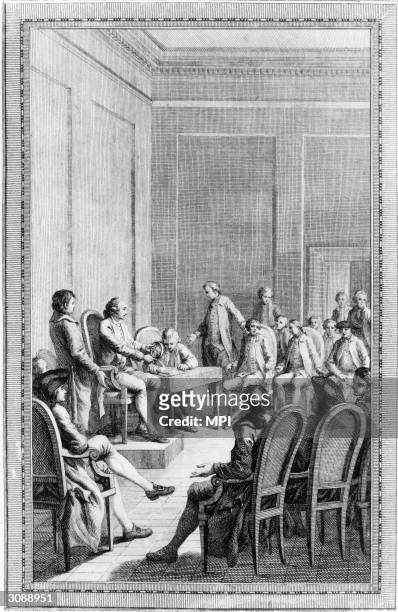The first Continental Congress is held in Carpenter's Hall, Philadelphia to define American rights and organise a plan of resistance to the Coercive...
