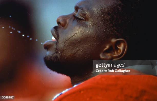 Sweaty American Football Player Photos and Premium High Res Pictures ...