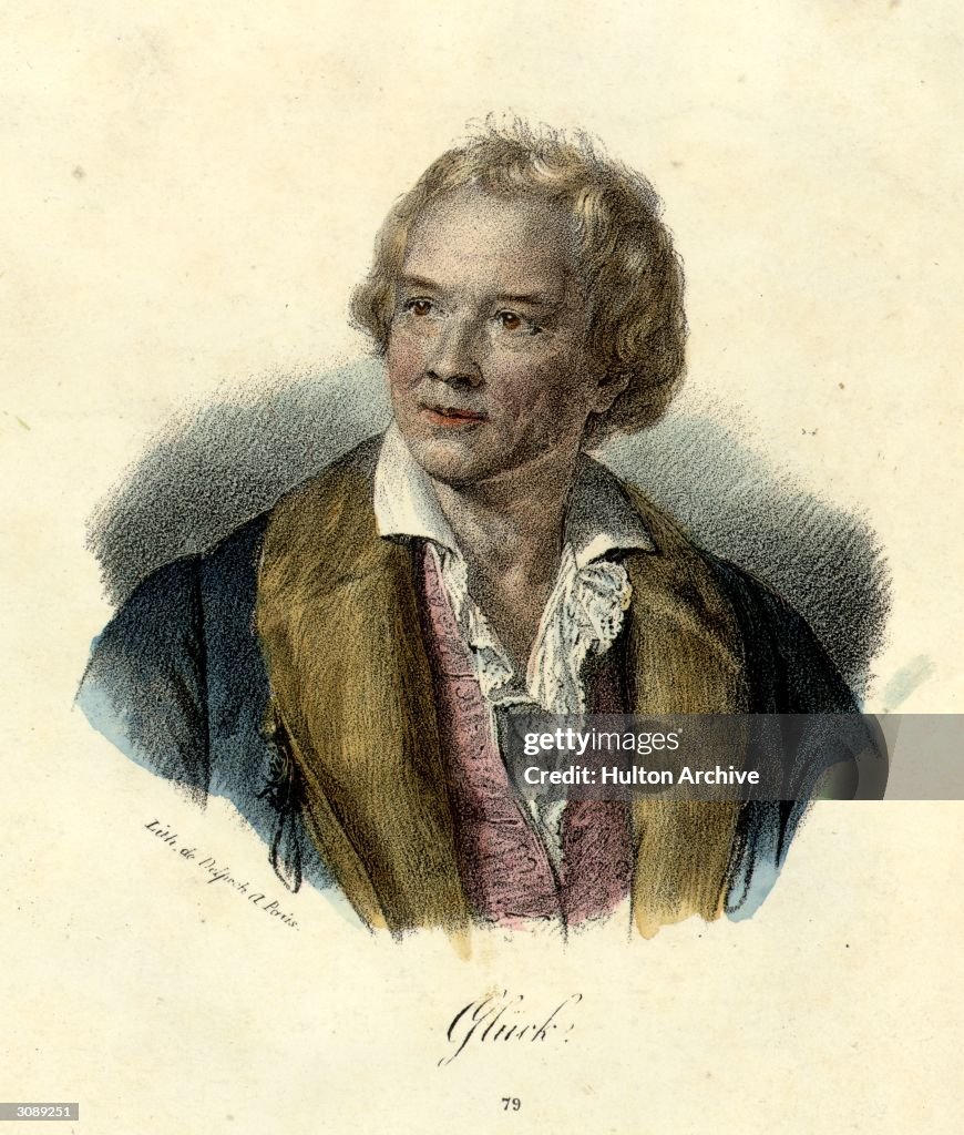 Gluck German composer Christoph Willibald Gluck . Original Artwork:... News ...