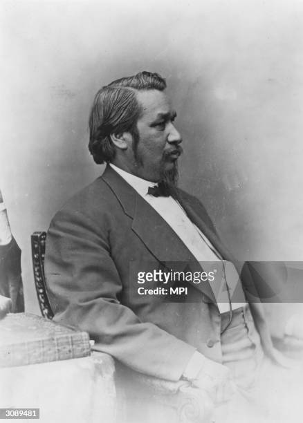Iroquois Indian Chief and Union Officer Ely S Parker who became a Commissioner for Indian Affairs during Ulysses S Grant's government.