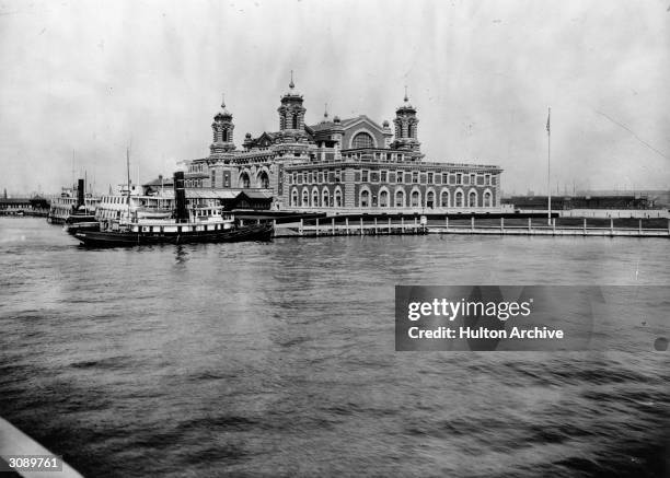 Ellis Island, New York, the first port of call for millions of immigrants to the United States.