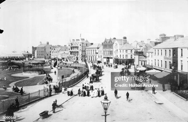 The Esplanade, Bangor, County Down, from Central Hotel.