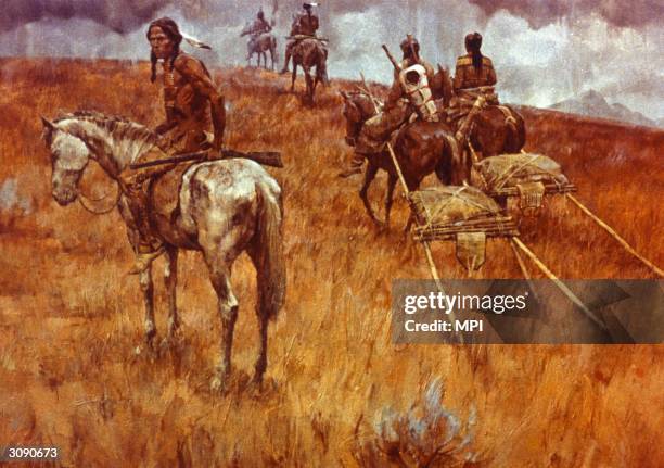 Custer Battle 131 Battle Of The Little Big Horn Stock Photos, High-Res Pictures, and ...