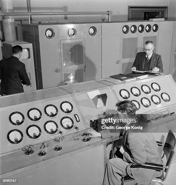 Perfect Vision Modulators Vision modulators and other equipment in the vision control room of ...