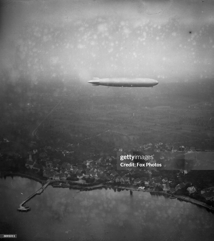 Zeppelin In Flight