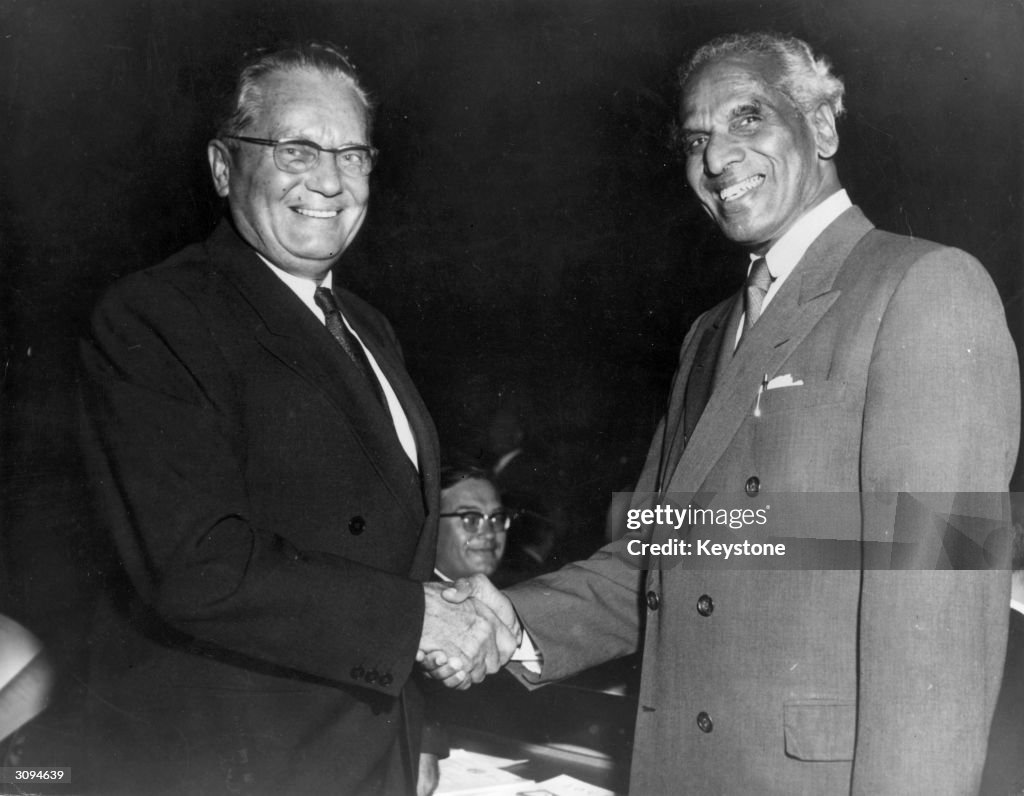 Tito Shakes Hands