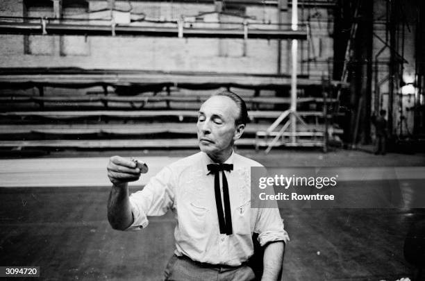 Russian-born American choreographer George Balanchine , 24th August 1965.