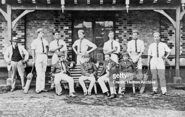The cricket team of Tonbridge School, a public school in Kent.