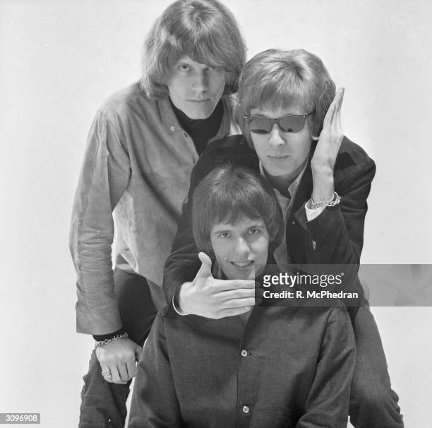 American pop trio the Walker Brothers - Scott Walker , John Walker and Gary Walker - who had major hits in the UK with 'Make It Easy On Yourself',...