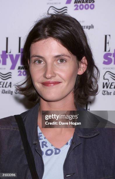 British reality television star Anna Nolan attends the Elle Style Awards on July 9, 2000 in London.