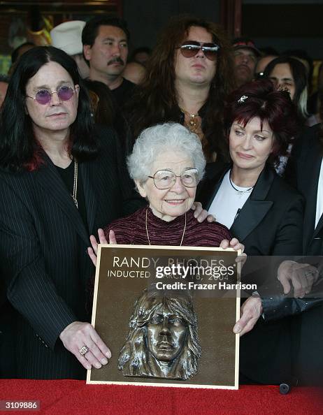 Ruby Rhoads The mother of Randy Rhoads, Delores Rhoads, along with Rocker Ozzy ...