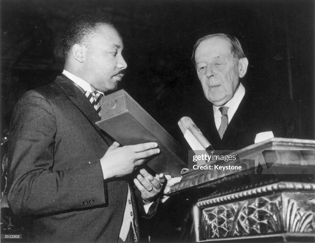 Martin Luther King Receives Nobel Peace Prize