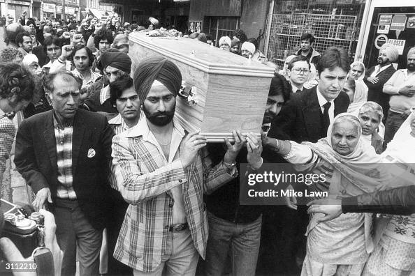Thousands of teachers from Southall attend the funeral of Blair... News