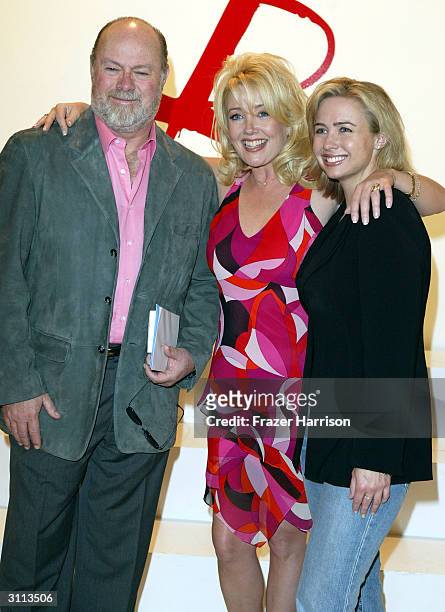 The Young and the Restless Actress Melody Thomas Scott with her husband ED Scott and daughter Jennifer Scott who celebrated her 25th Anniversay on...