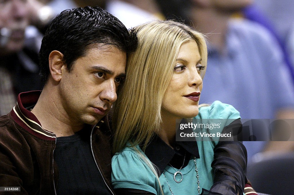 Celebs At Lakers vs. Clippers Game