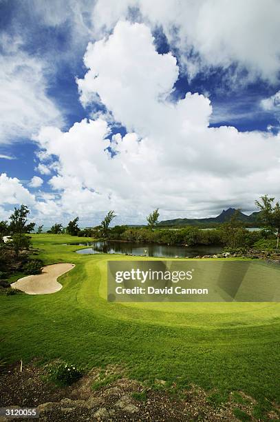 The Bernhard Langer designed 'One&Only Le Touessrok Golf Course' on the Ile Aux Cerfs Island at the One and Only Le Touessrok Resort, on January 19,...