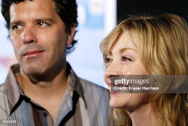 Actress Sharon Lawrence and husband Dr.Tom Apostle attend the Hollywood Ocean Night presented by Shifting Baselines and sponsored by the World...