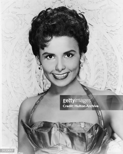 Promotional portrait of American singer and actor Lena Horne, 1950s.