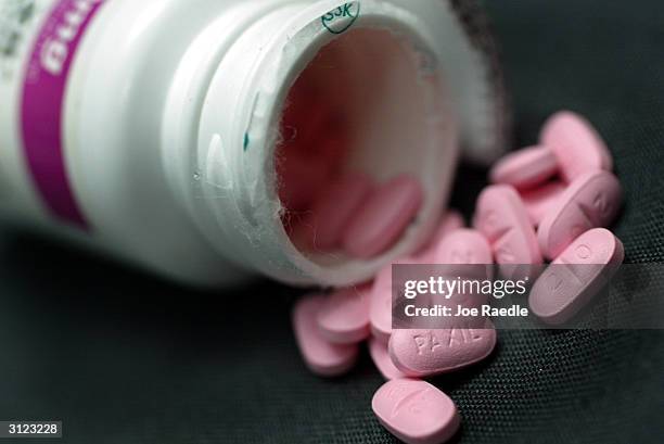 Bottle of anti-depressant pills named Paxil are shown March 23, 2004 photographed in Miami, Florida. The Food and Drug Administration asked makers of...