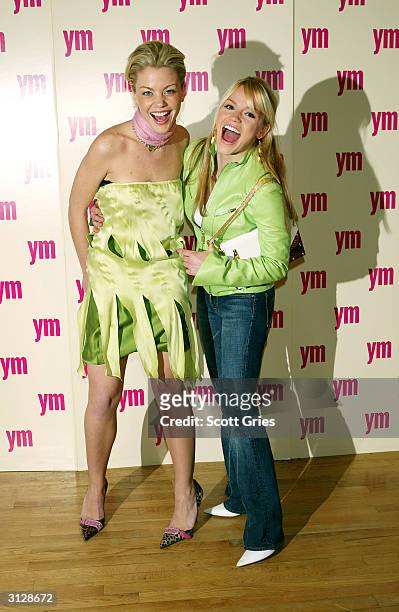 Alexa Havins, on right, and Bree Williamson arrives at the 5th Annual YM MTV Issue party at Spirit March 24, 2004 in New York City.