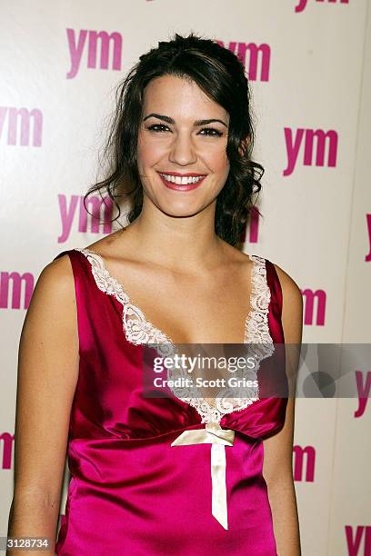 Natalia Cigliuti arrives at the 5th Annual YM MTV Issue party at Spirit March 24, 2004 in New York City.