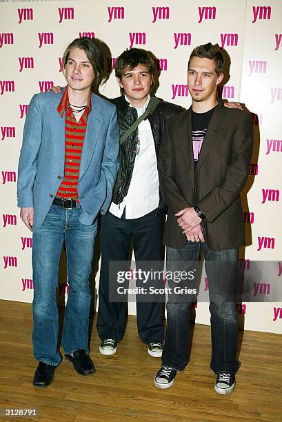 Hanson arrives at the 5th Annual YM MTV Issue party at Spirit March 24, 2004 in New York City.