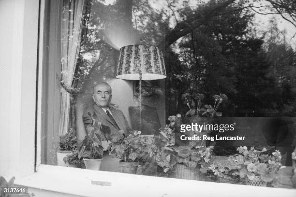 German architect and former government official Albert Speer at his home at Heidelberg.