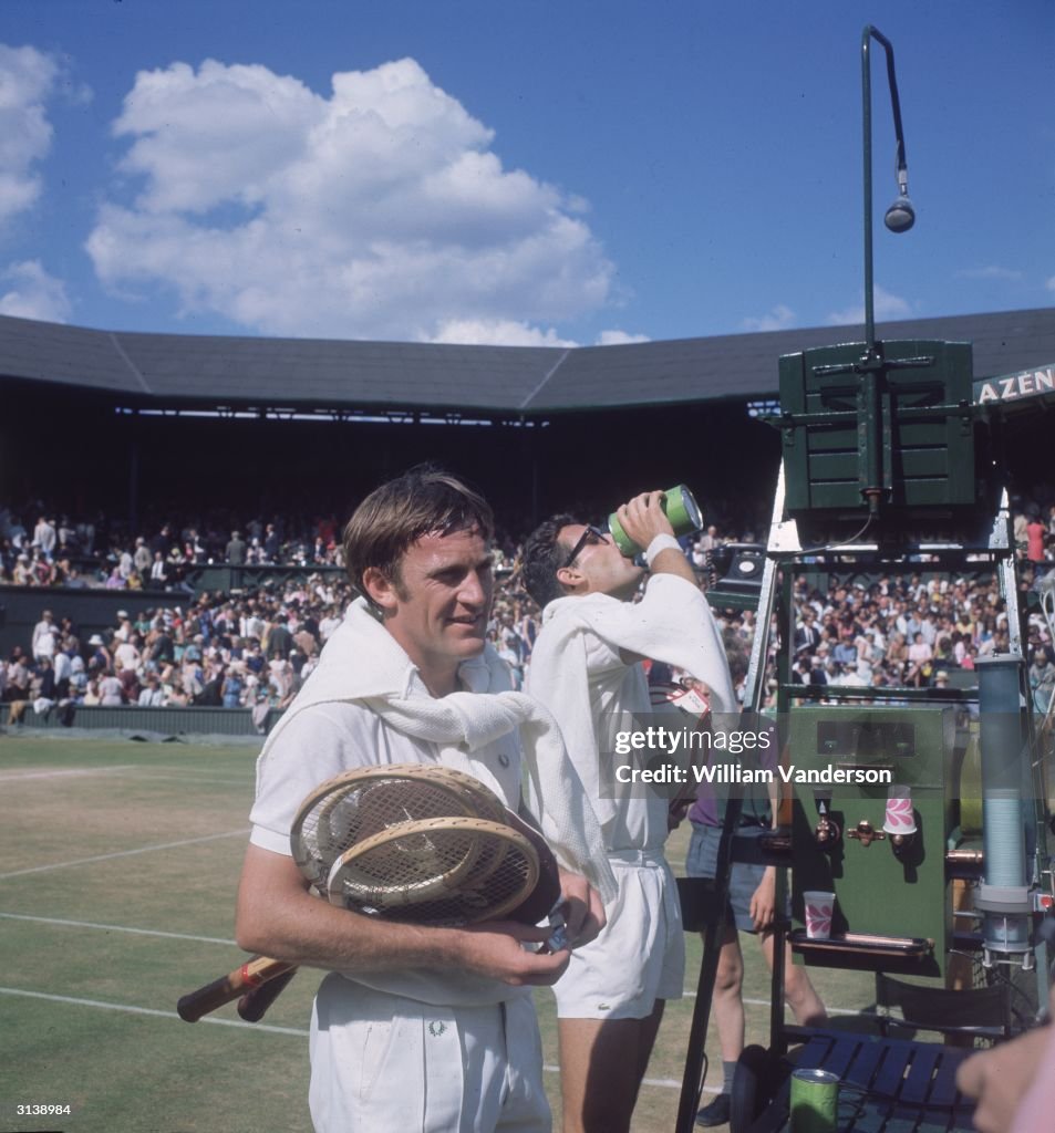 Tony Roche Autograph Australian tennis player Tony Roche at the Wimbledon Tennis... News ...