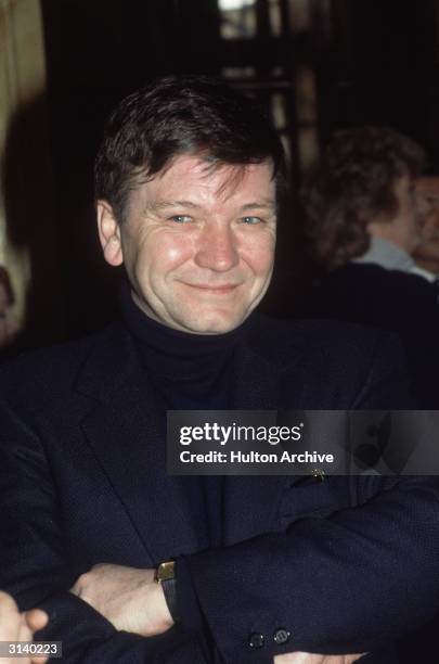 British actor Michael Williams , the husband of Dame Judi Dench, at the Theatre Royal, Drury Lane, London.