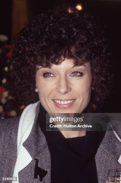 Actress Jill Gascoine at the Theatre Royal, Drury Lane, London. Star of TV series 'Cats Eyes' and 'The Gentle Touch' in which she played Detective...