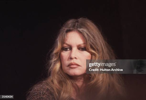 French actress and animal rights campaigner Brigitte Bardot, 1979.