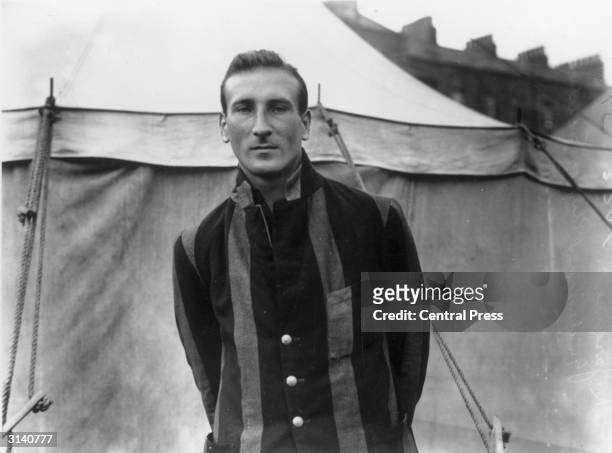 English cricketer Douglas Jardine at Scarborough during a match between Gentlemen and Players. Jardine went on to captain England during the infamous...