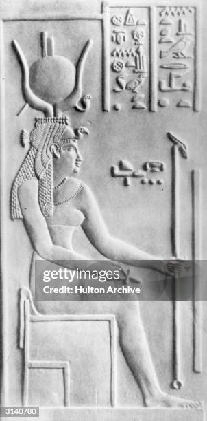 Cleopatra , Queen of Egypt. She was the last of the Ptolemaic or 33rd dynasty.