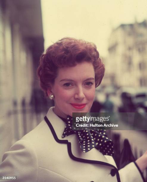 Scottish actress Deborah Kerr, the star of numerous films of the 40s, 50s and 60s.