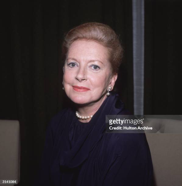 Scottish actress Deborah Kerr, who is soon to star in one of her last films, 'Reunion at Fairborough'.