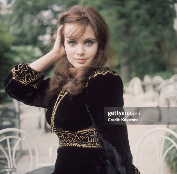 Brunette actress Madeline Smith, one of the stars in 'The Amazing Mr Blunden', directed by Lionel Jeffries.