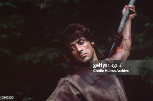 Sylvester Stallone, star of the Rocky and Rambo films.