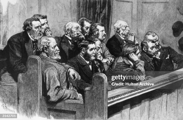 Common jury in the Royal Courts of Justice, London.
