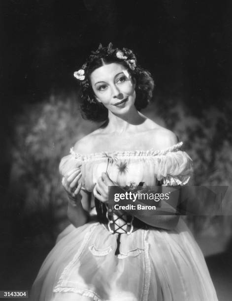 Alicia Markova in the Mad Scene, Act I of Giselle.