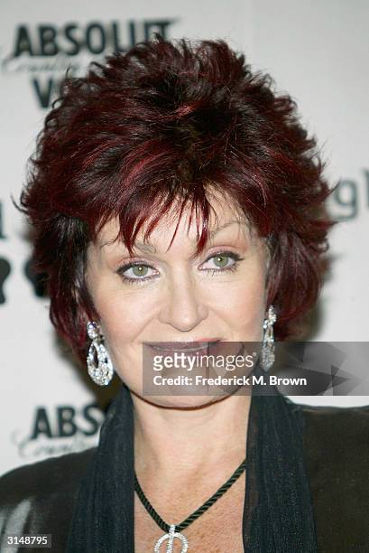Television hostess Sharon Osbourne attends the 15th Annual GLAAD Media Awards on March 27, 2004 at the Kodak Theatre, in Hollywood, California.