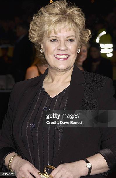 Evelyn Doyle attends the UK Premiere of "Evelyn" at the Odeon WestEnd on March 18, 2003 in London.