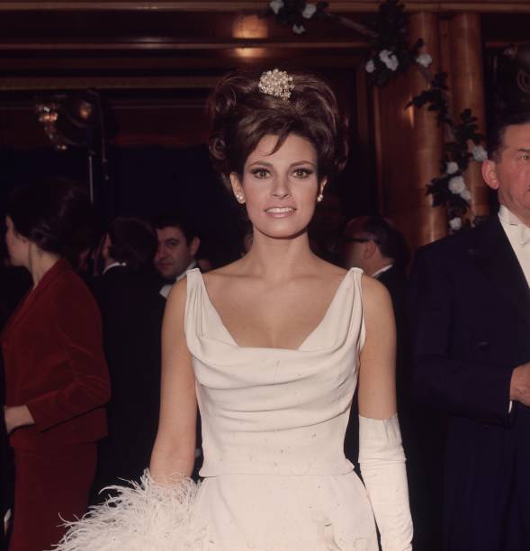 American actress Raquel Welch at a Royal Film performance.