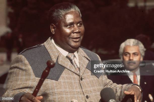 Zimbabwean nationalist leader Joshua Nkomo.