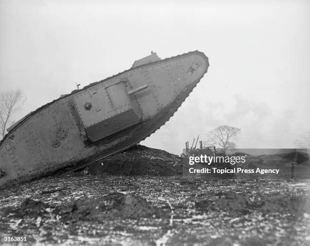 British Army tank trials in Lincolnshire.