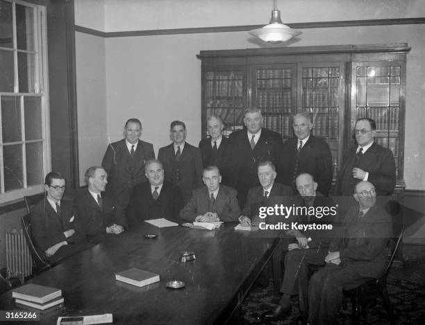 Eire's new Coalition Cabinet after John Costello became the new Premier of Eire in succession to Eamon De Valera. : D Morrissey, Minister for...