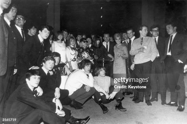 Some of the pop stars who attended the New Musical Express 1964-1965 Annual Pollwinners All star concert at the Wembley Empire Pool, London. Among...