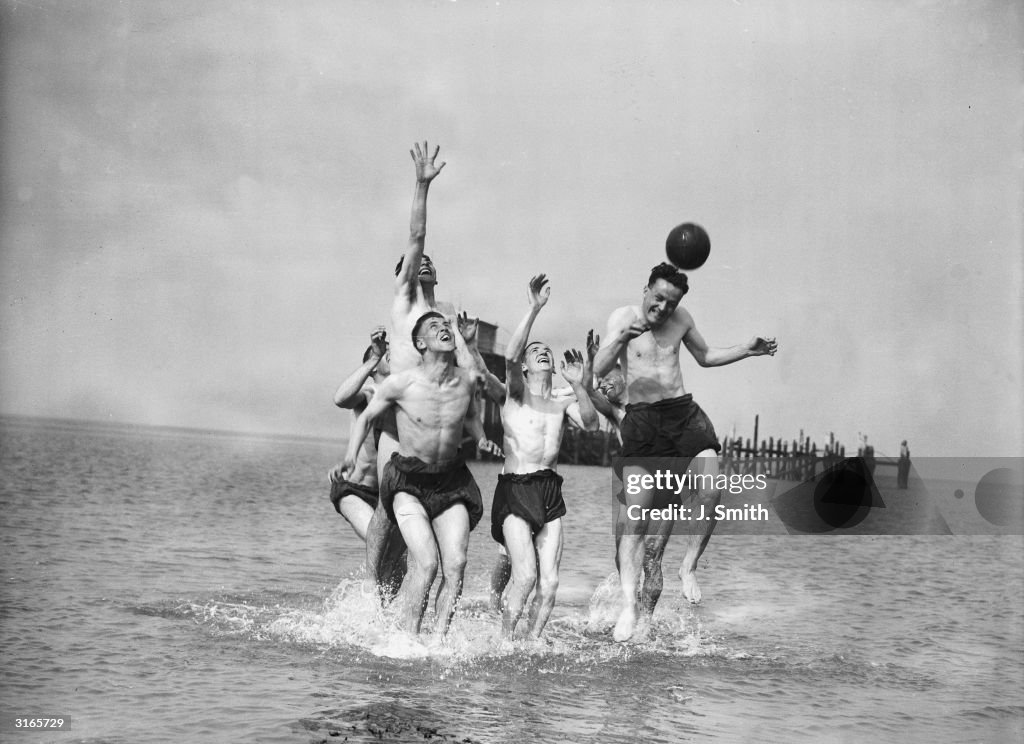 Playing In The Sea